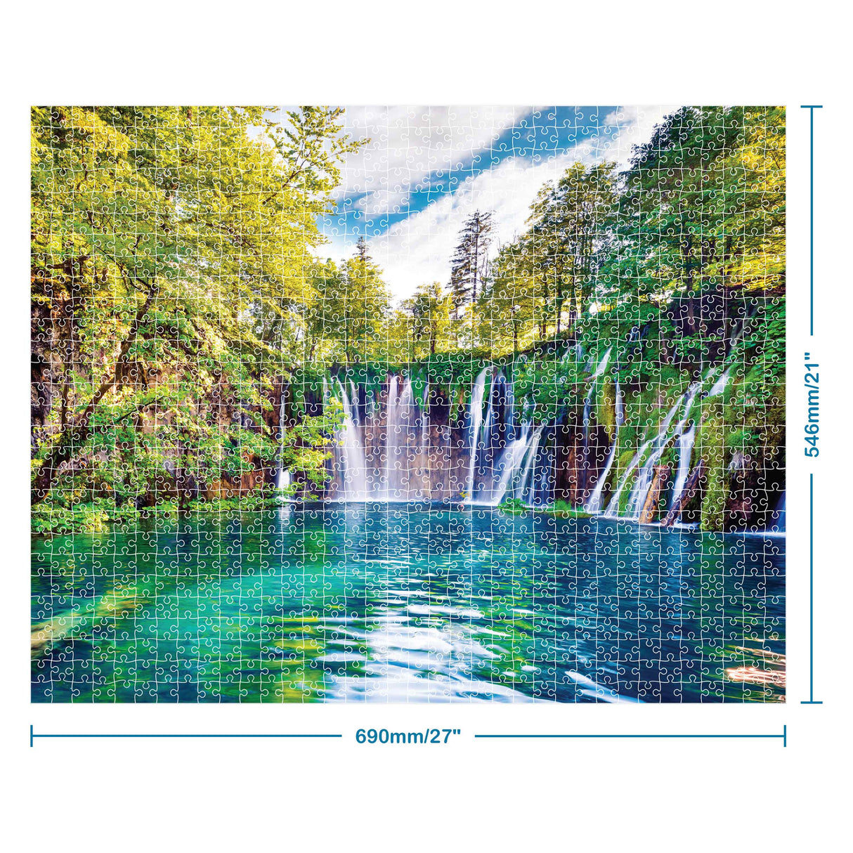 Mindbogglers 1000pc Puzzle - Plitvice National Park Croatia