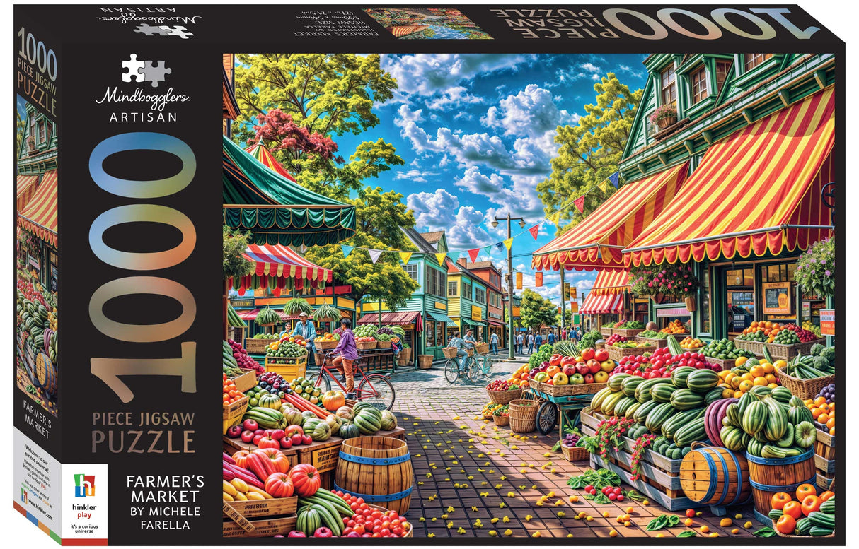 Mindbogglers Artisan 1000pc Puzzle - Farmers Market