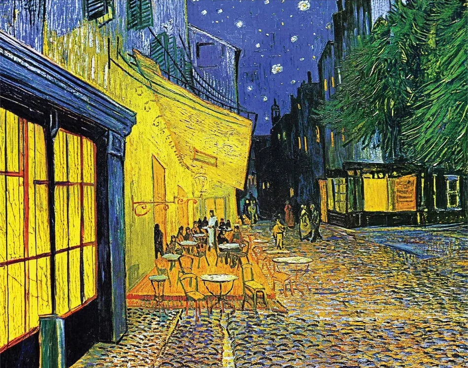 Mindbogglers Gold 1000pc Jigsaw Cafe Terrace by Van Gogh