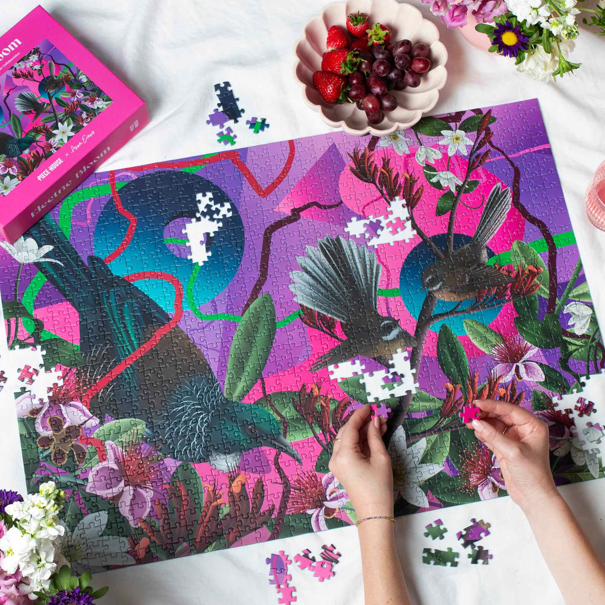 Piece House: Electric Bloom - 1000 Piece Puzzle