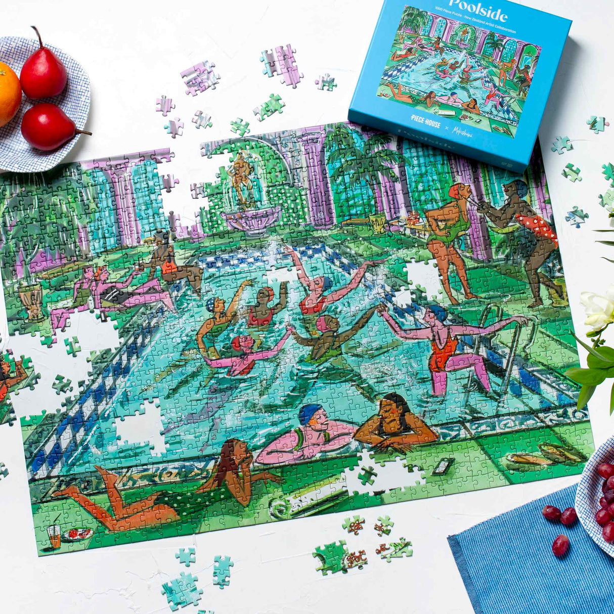 Piece House: Poolside - 1000 Piece Puzzle