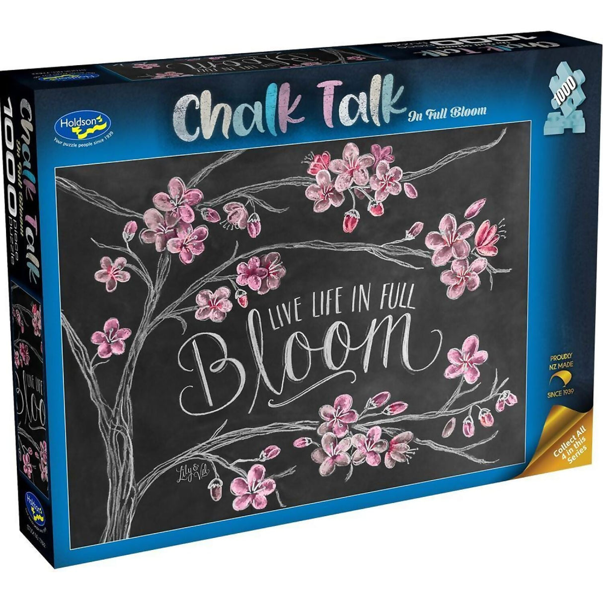 Chalk Talk - 1000 Piece Jigsaw Puzzle - In Full Bloom