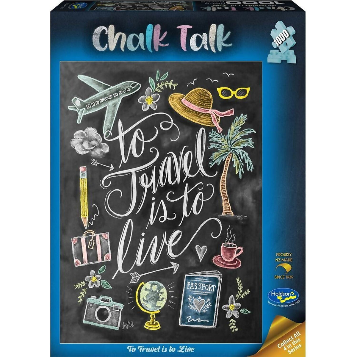 Chalk Talk - 1000 Piece Puzzle - To Travel