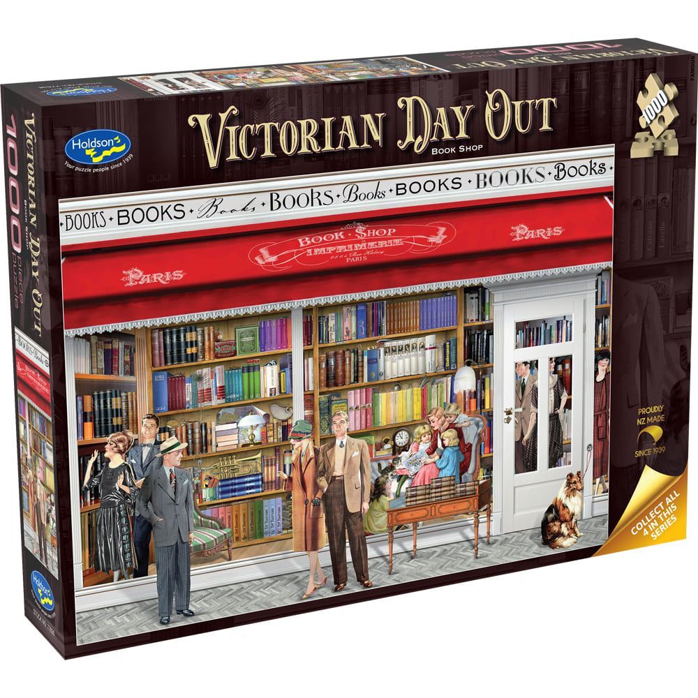 Victorian Day Out - 1000 Piece Jigsaw Puzzle Book Shop