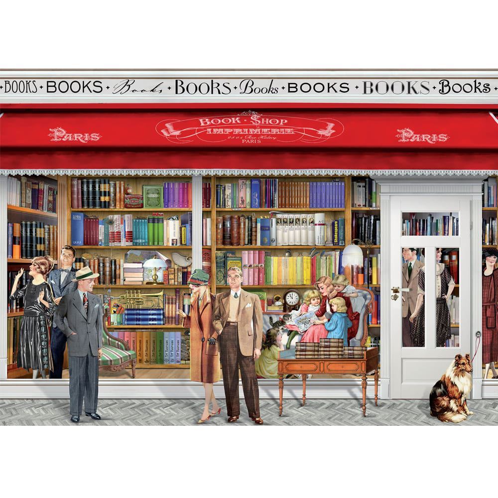 Victorian Day Out - 1000 Piece Jigsaw Puzzle Book Shop