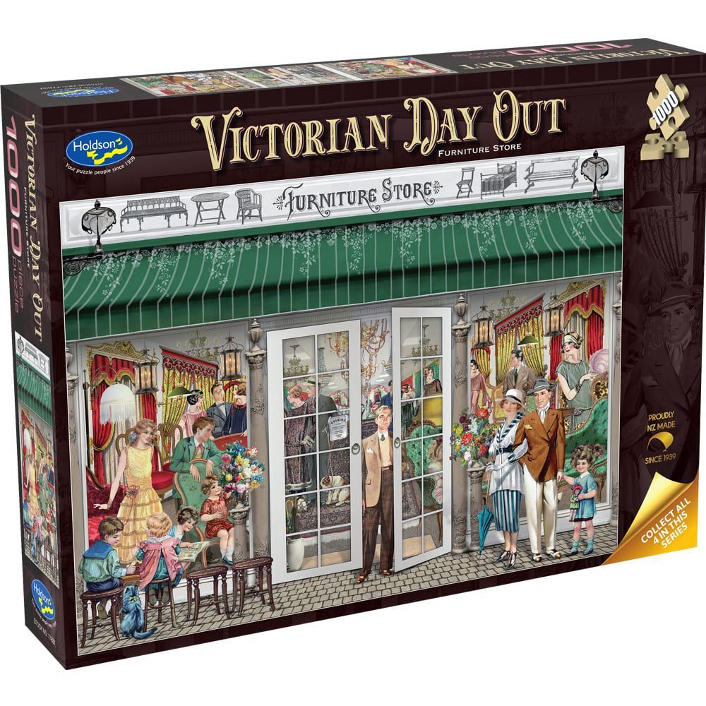 Victorian Day Out - 1000 Piece Jigsaw Puzzle Furniture Store