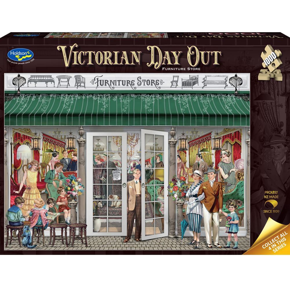 Victorian Day Out - 1000 Piece Jigsaw Puzzle Furniture Store