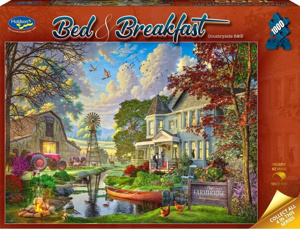 Bed & Breakfast: 1000pc Puzzle - Countryside B&B