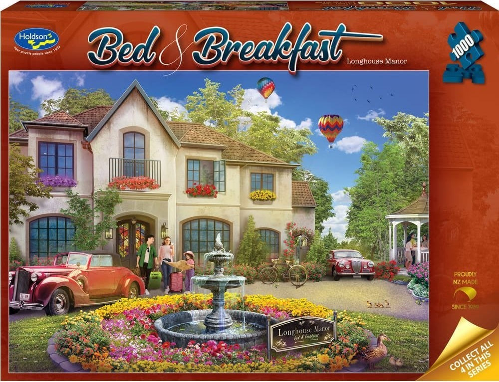 Bed & Breakfast: 1000pc Puzzle - Longhouse Manor
