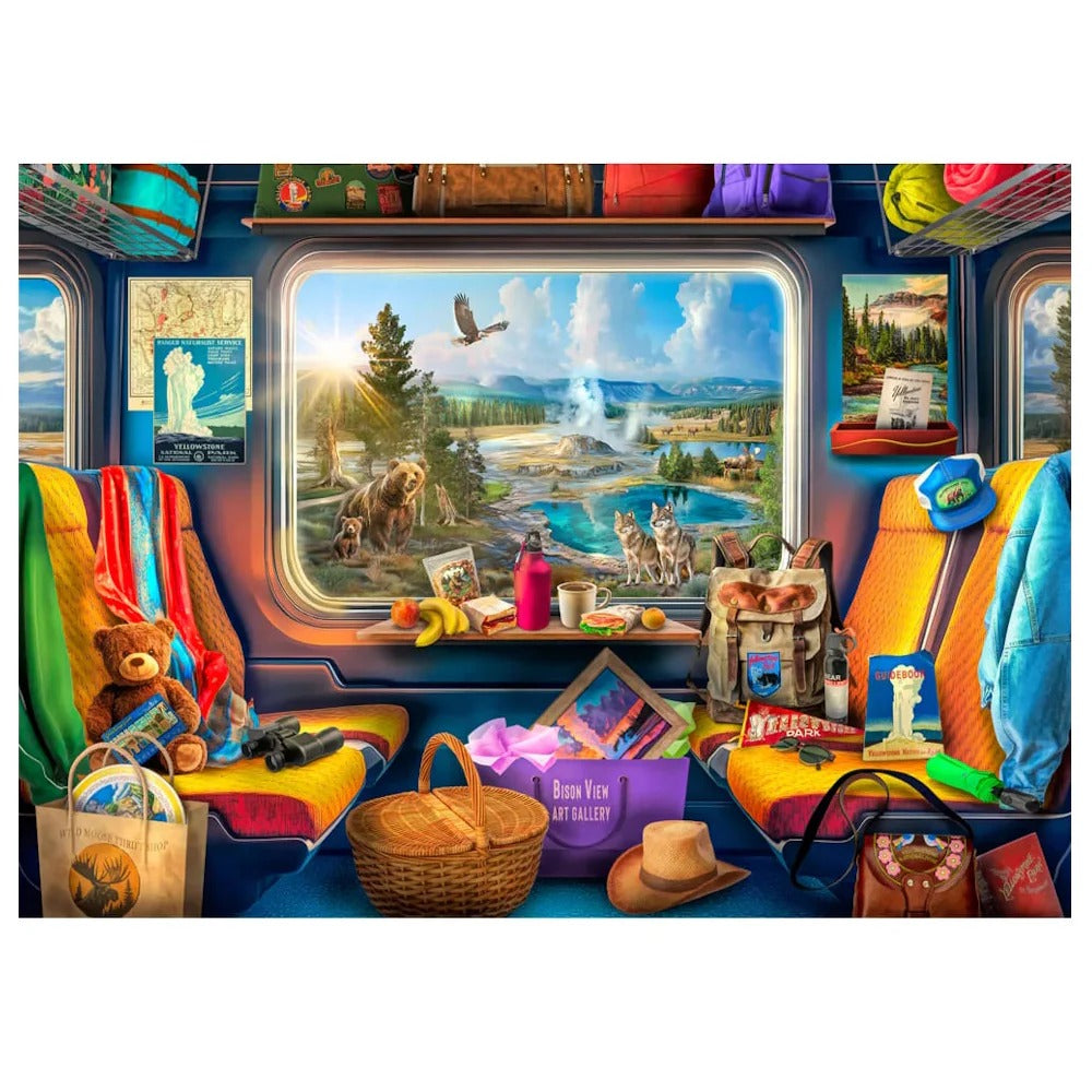 The Travelers Window: 1000pc Puzzle - Yellowstone