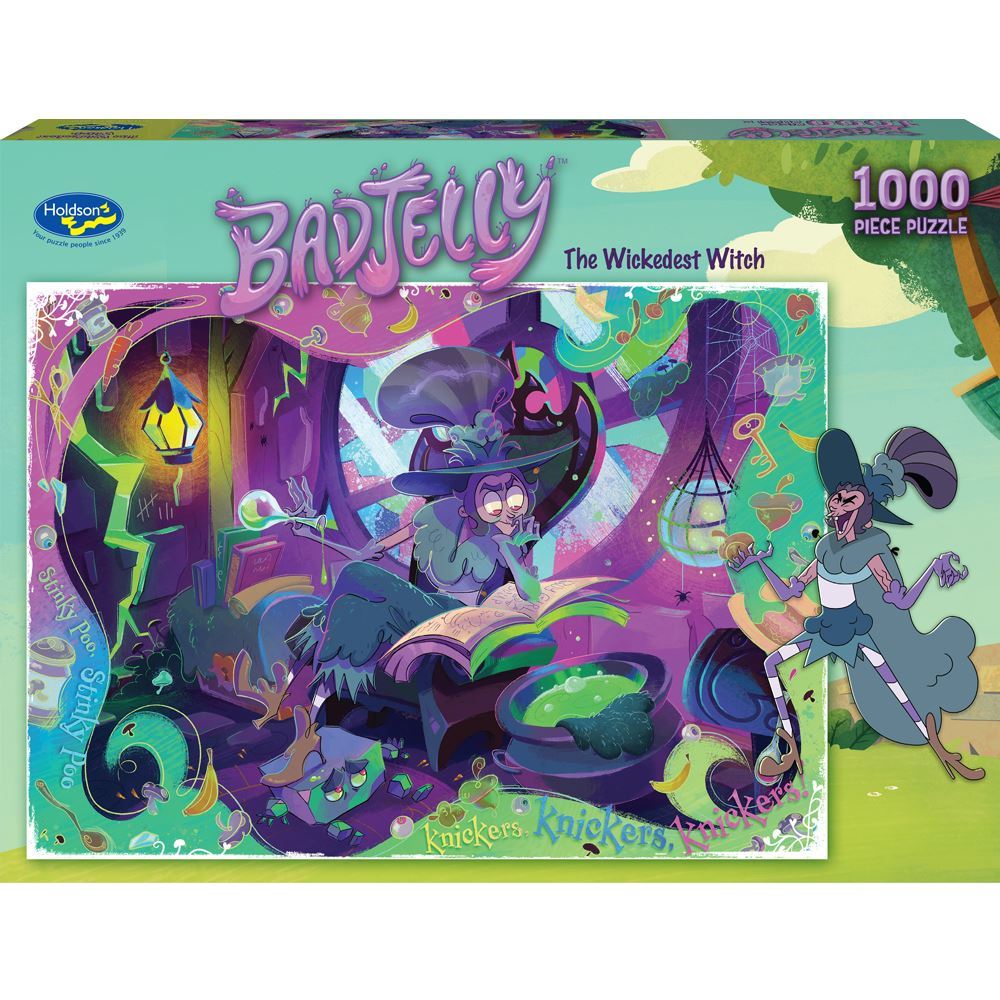BadJelly - 1000 Piece Jigsaw Puzzle - The Wickedest Witch