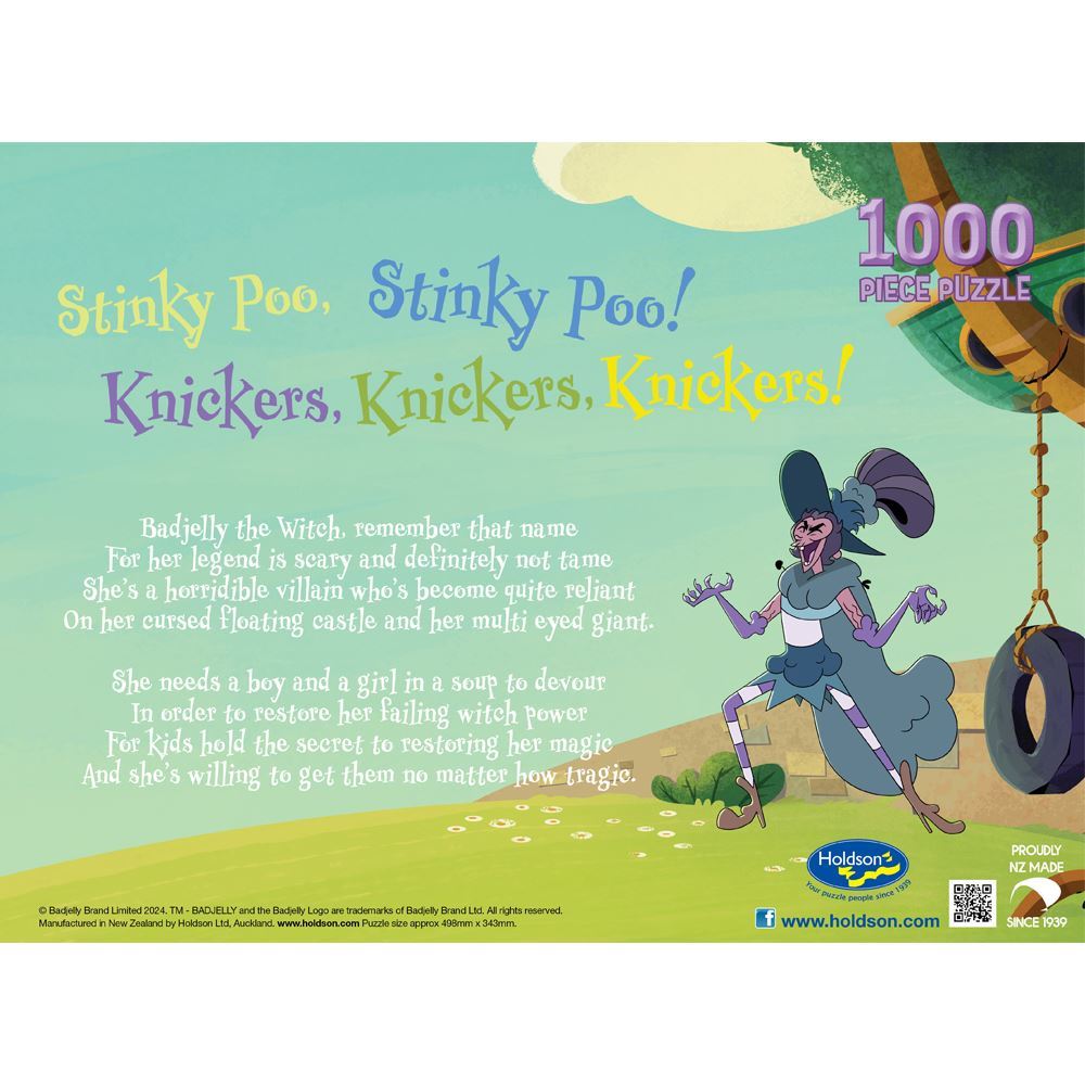 BadJelly - 1000 Piece Jigsaw Puzzle - The Wickedest Witch