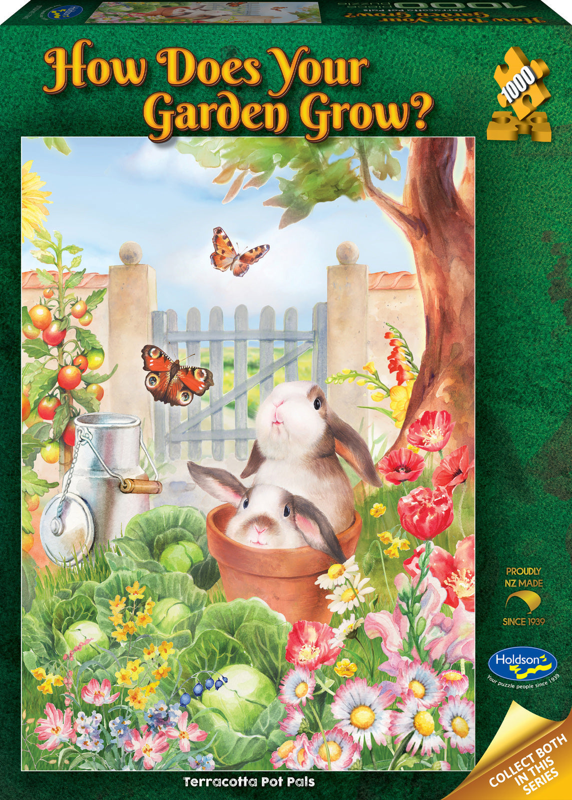 How does your Garden grow? - 1000 Piece Puzzle Terracotta Pot Pals