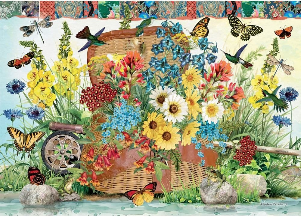 Blossom Bliss: 1000pc Puzzle - A-Luring Floral