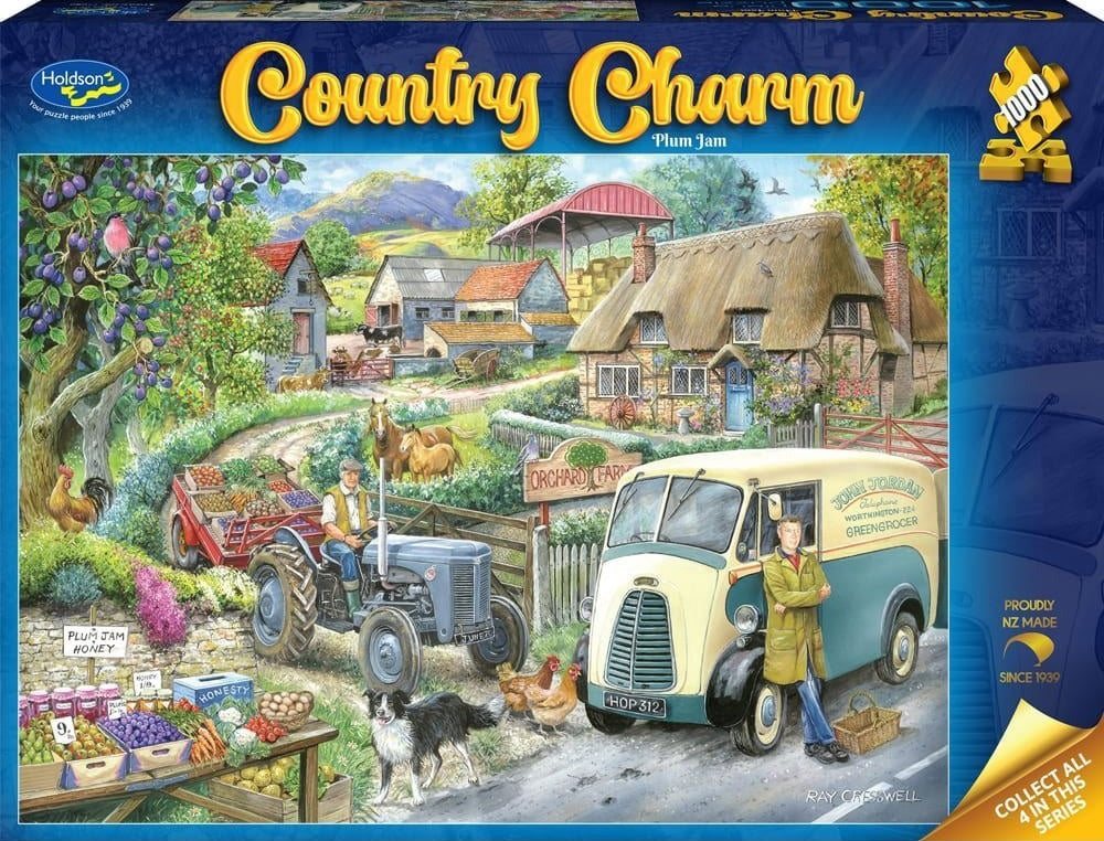 Country Charm: 1000pc Puzzle - Plum Jam