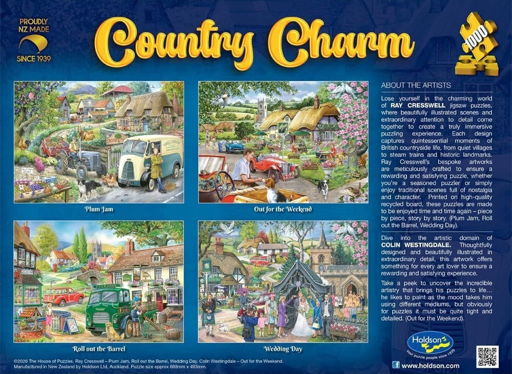 Country Charm: 1000pc Puzzle - Plum Jam