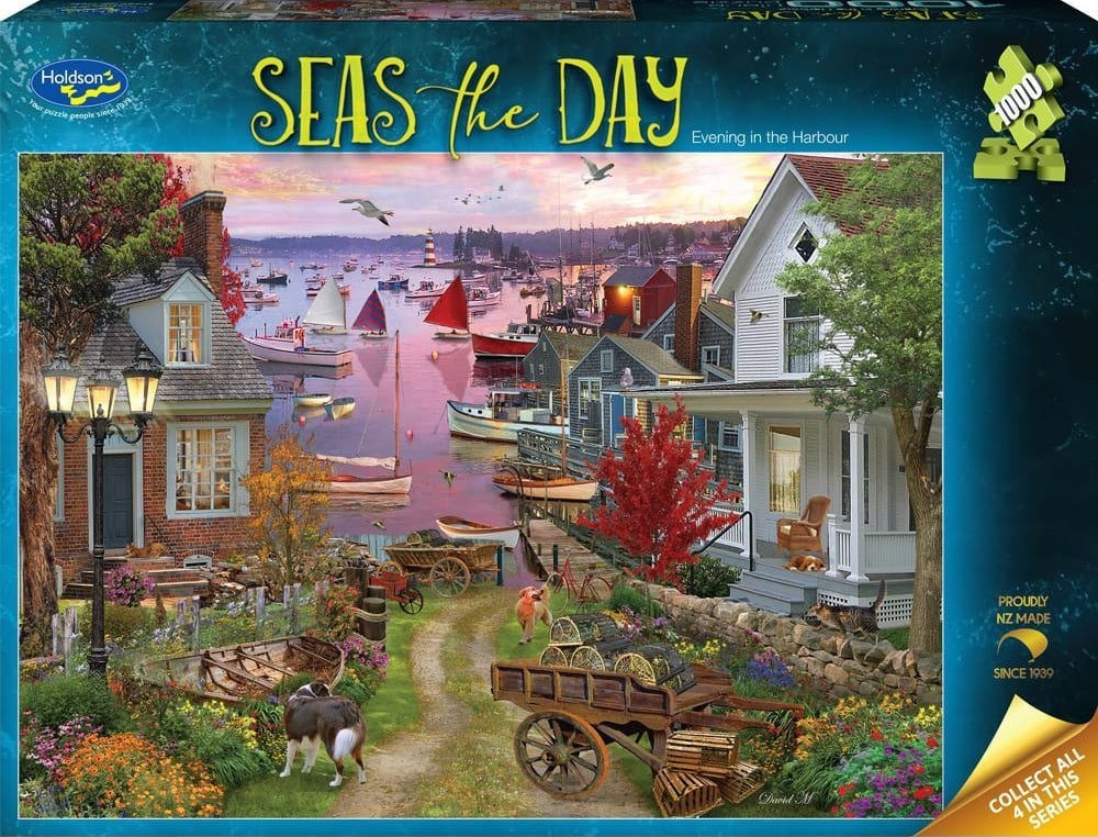 Seas the Day: 1000pc Puzzle - Evening in the Harbour