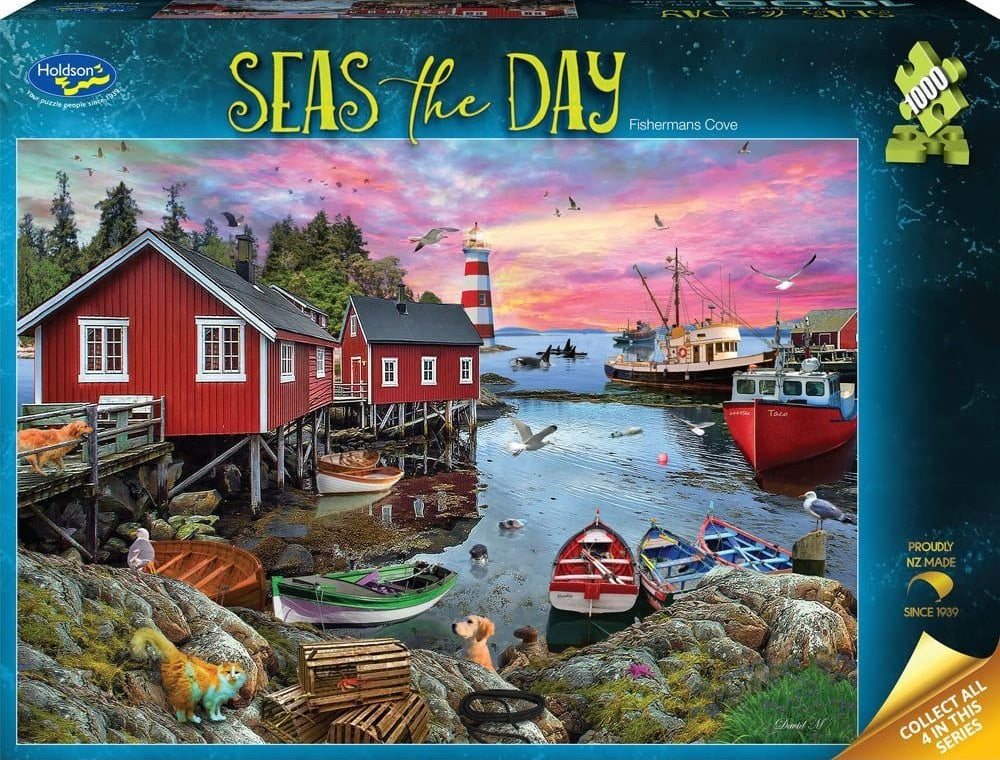 Seas the Day: 1000pc Puzzle - Fishermans Cove