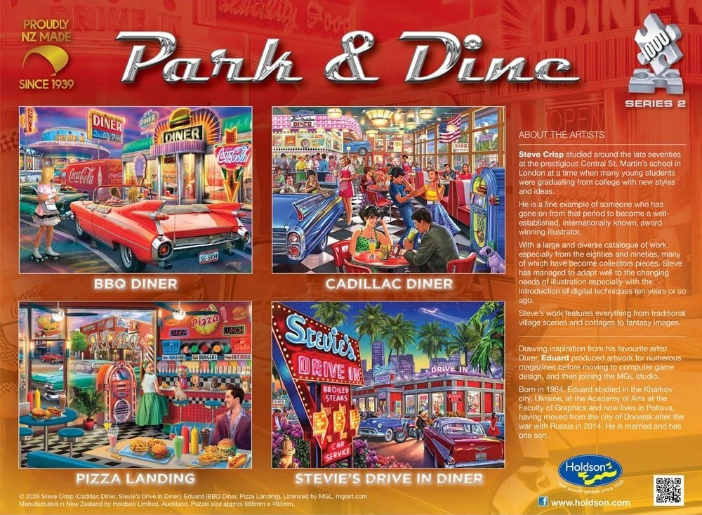 Park N Dine Series 2: 1000pc Puzzle - Coca Cola