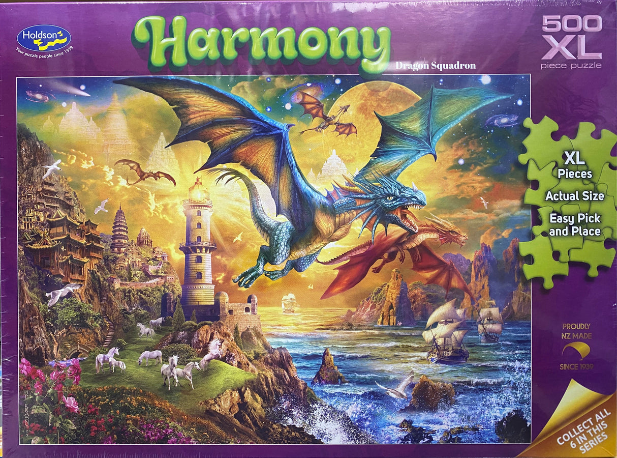 Harmony: 500pc XL Puzzle - Dragon Squadron