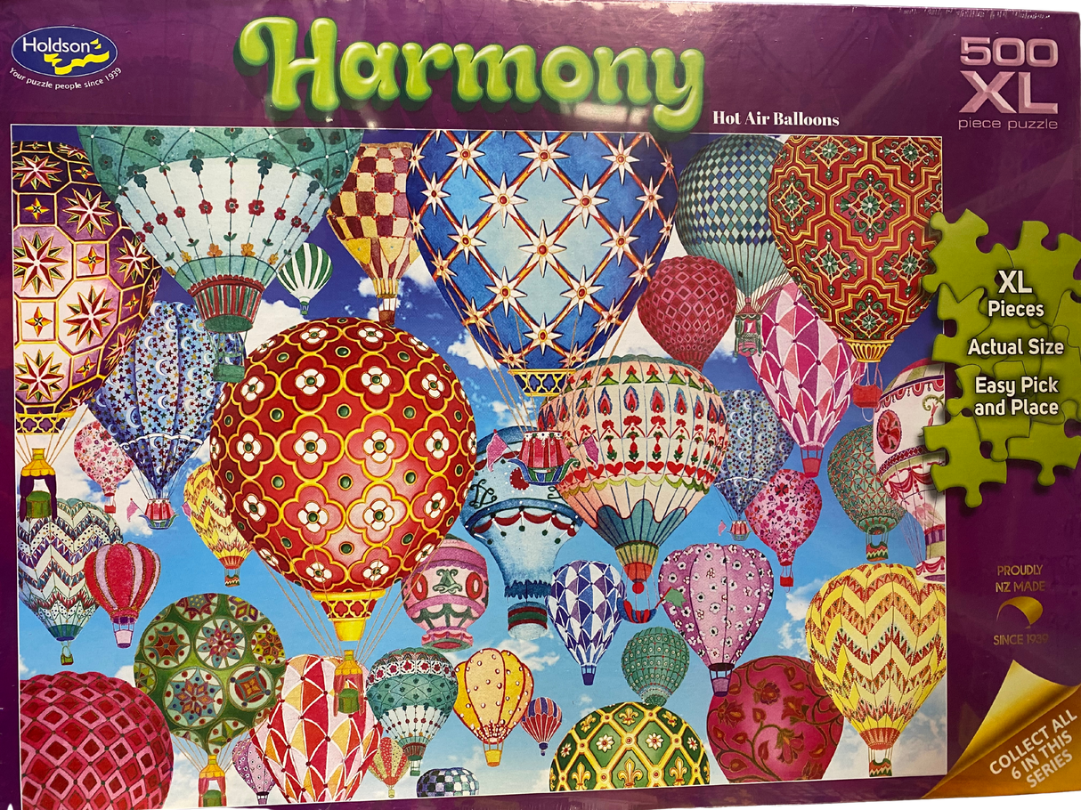 Harmony: 500pc XL Puzzle - Hot Air Balloons