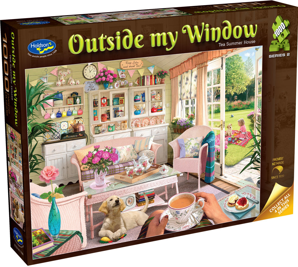 Outside my Window Series 2 1000pc Jigsaw Puzzle - Tea Summer House