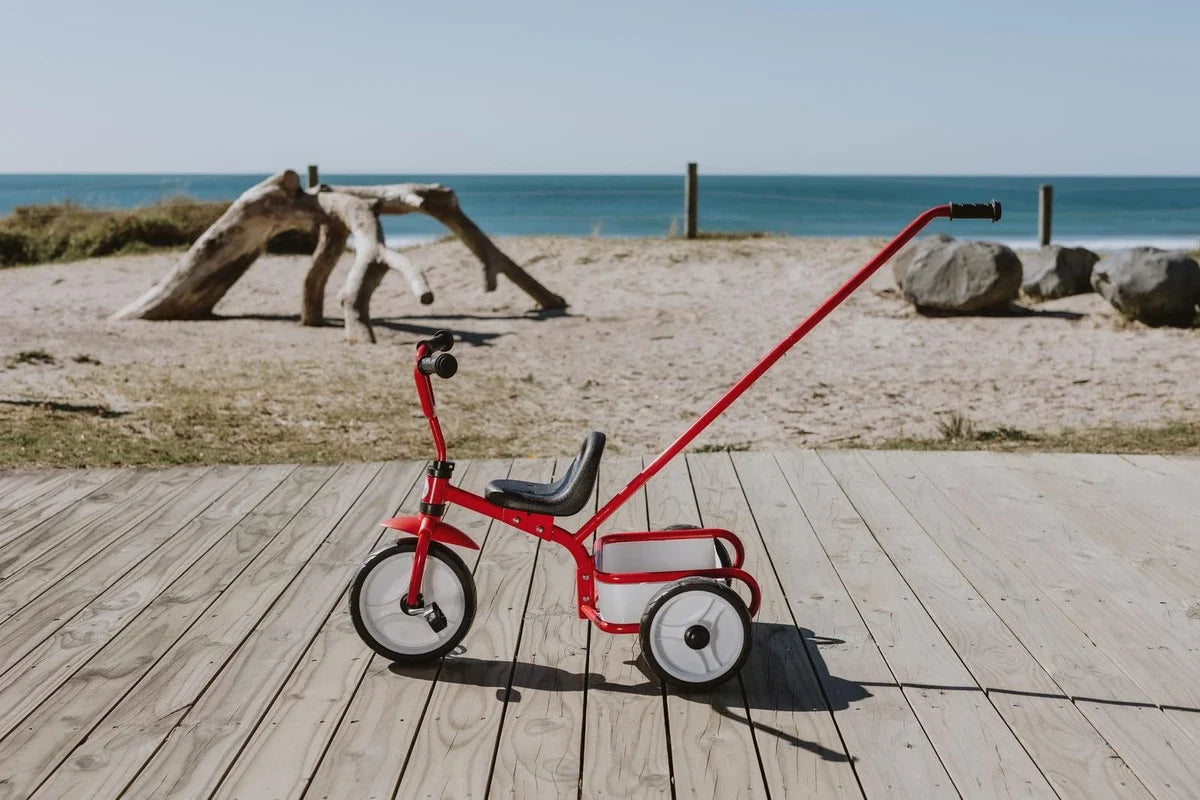 Tri-ang: Tuff Trike With Push Bar - Red