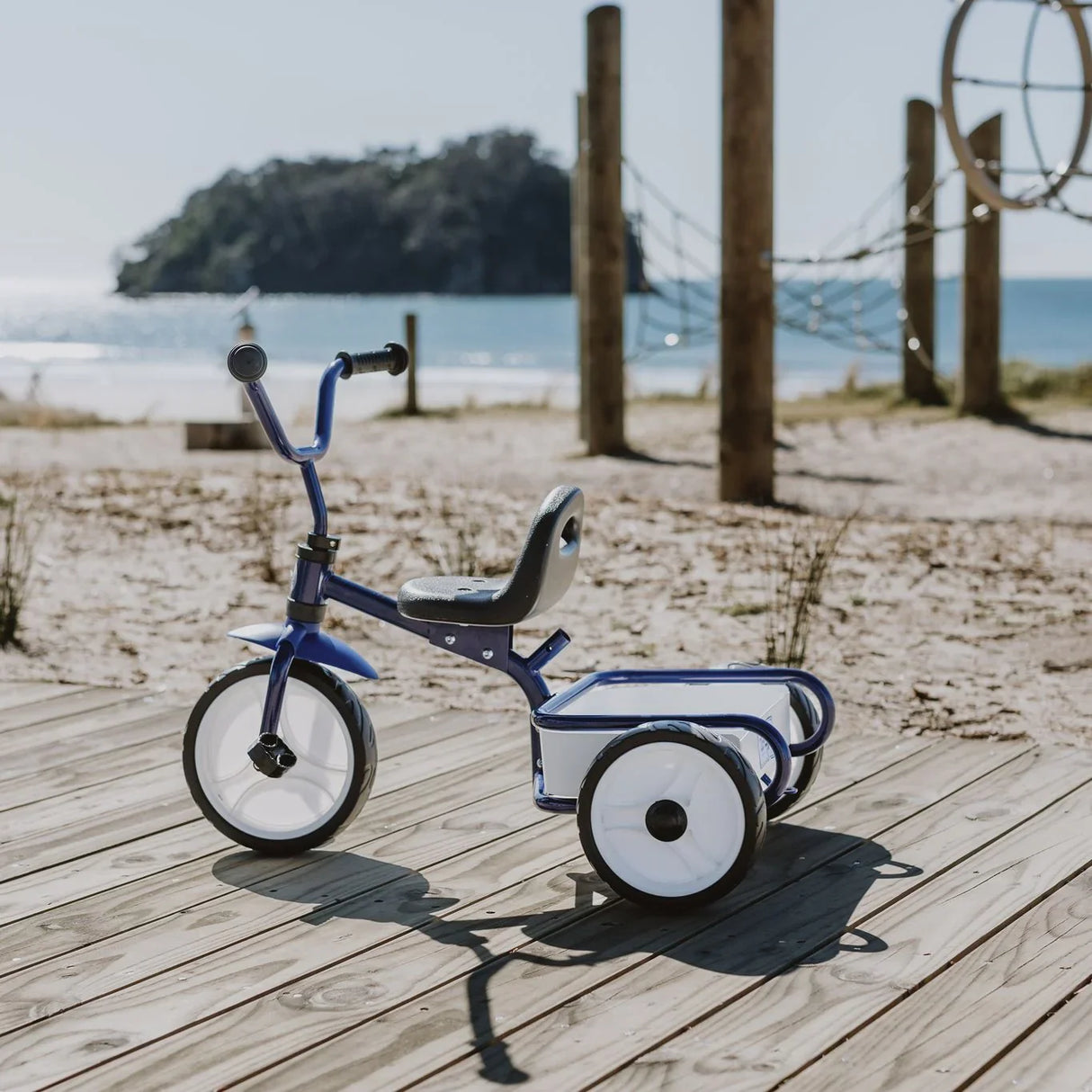 Tri-ang: Tuff Trike With Push Bar - Blue