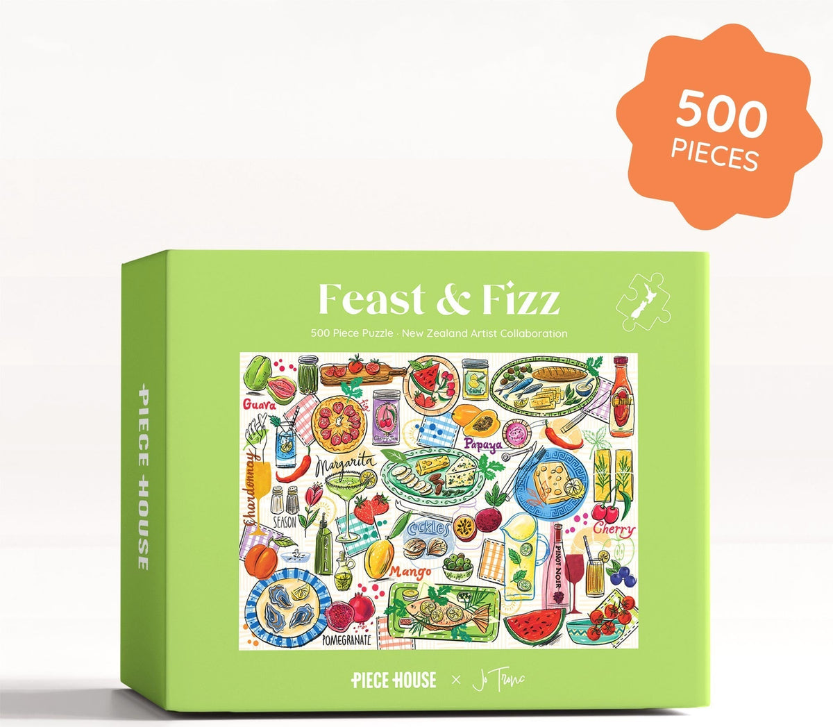 Piece House: Feast & Fizz - 500 Piece Puzzle