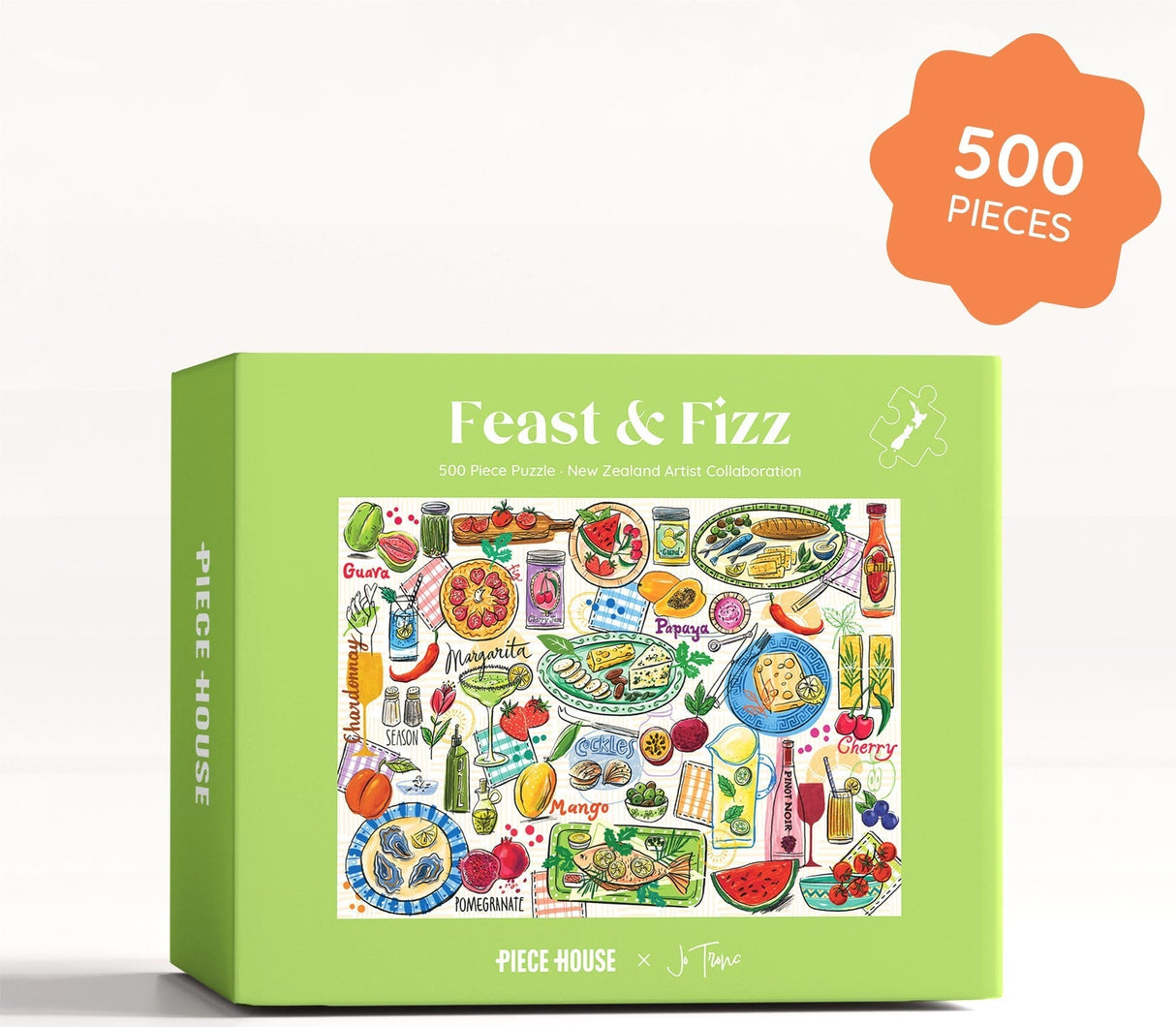 Piece House: Feast & Fizz - 500 Piece Puzzle