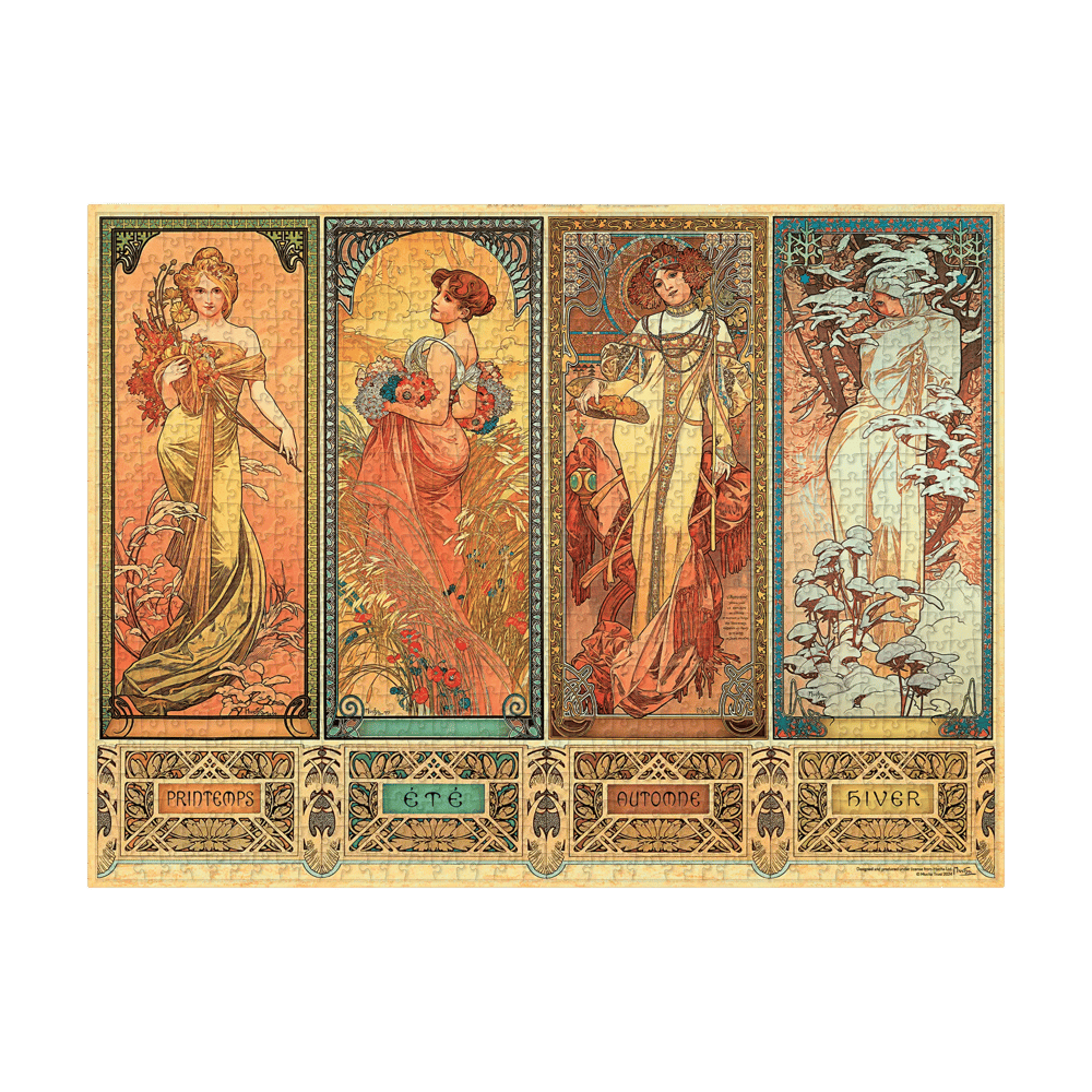 The Seasons (1900) (Mucha Collection) 1000 Piece Jigsaw Puzzle