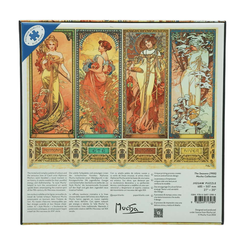 The Seasons (1900) (Mucha Collection) 1000 Piece Jigsaw Puzzle