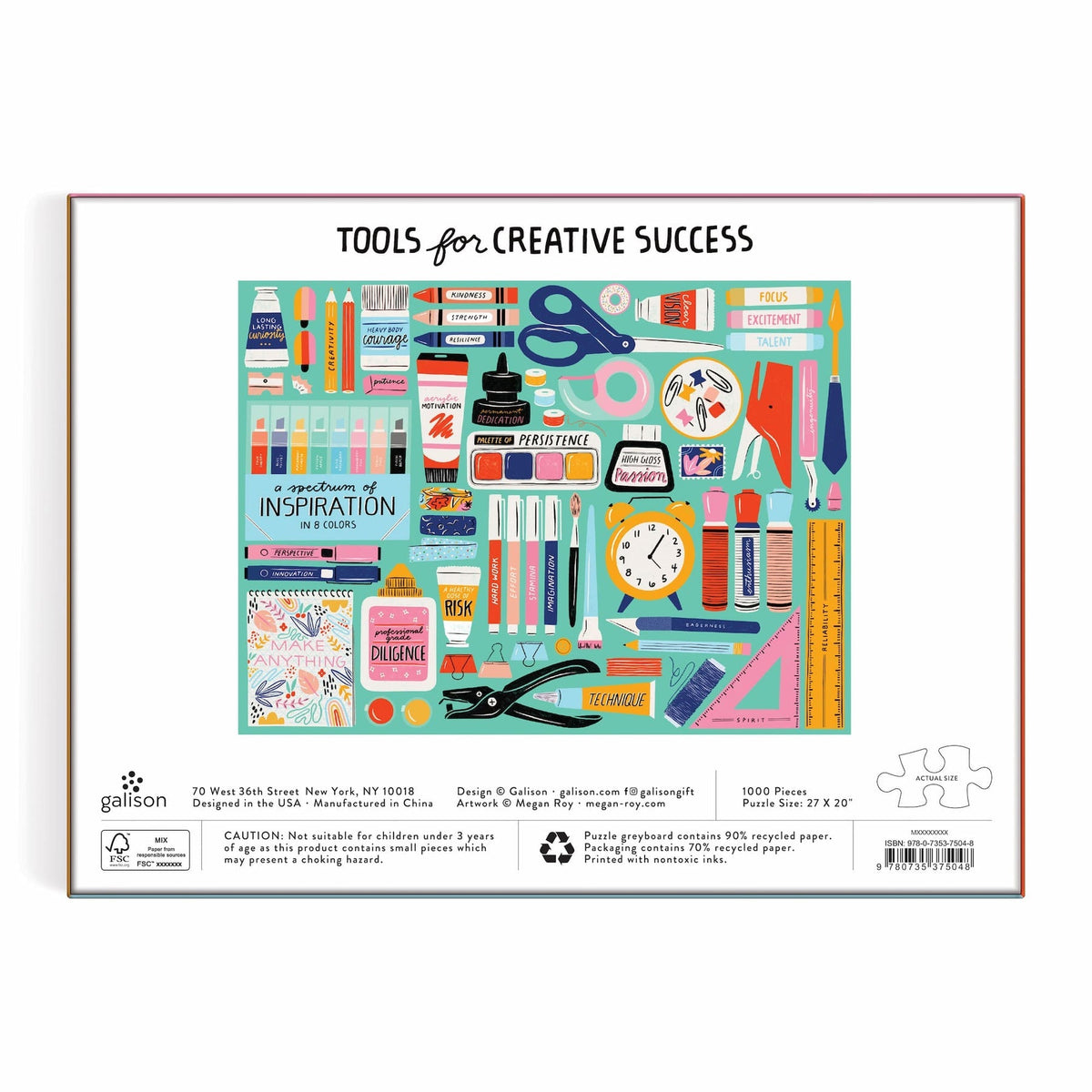 Galison Tools for Creative Success Puzzle - 1000 Piece