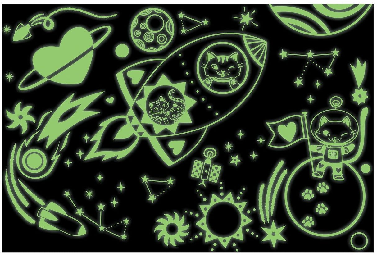 MudPuppy: Cosmic Dreams - 100 Piece Glow in the Dark Puzzle