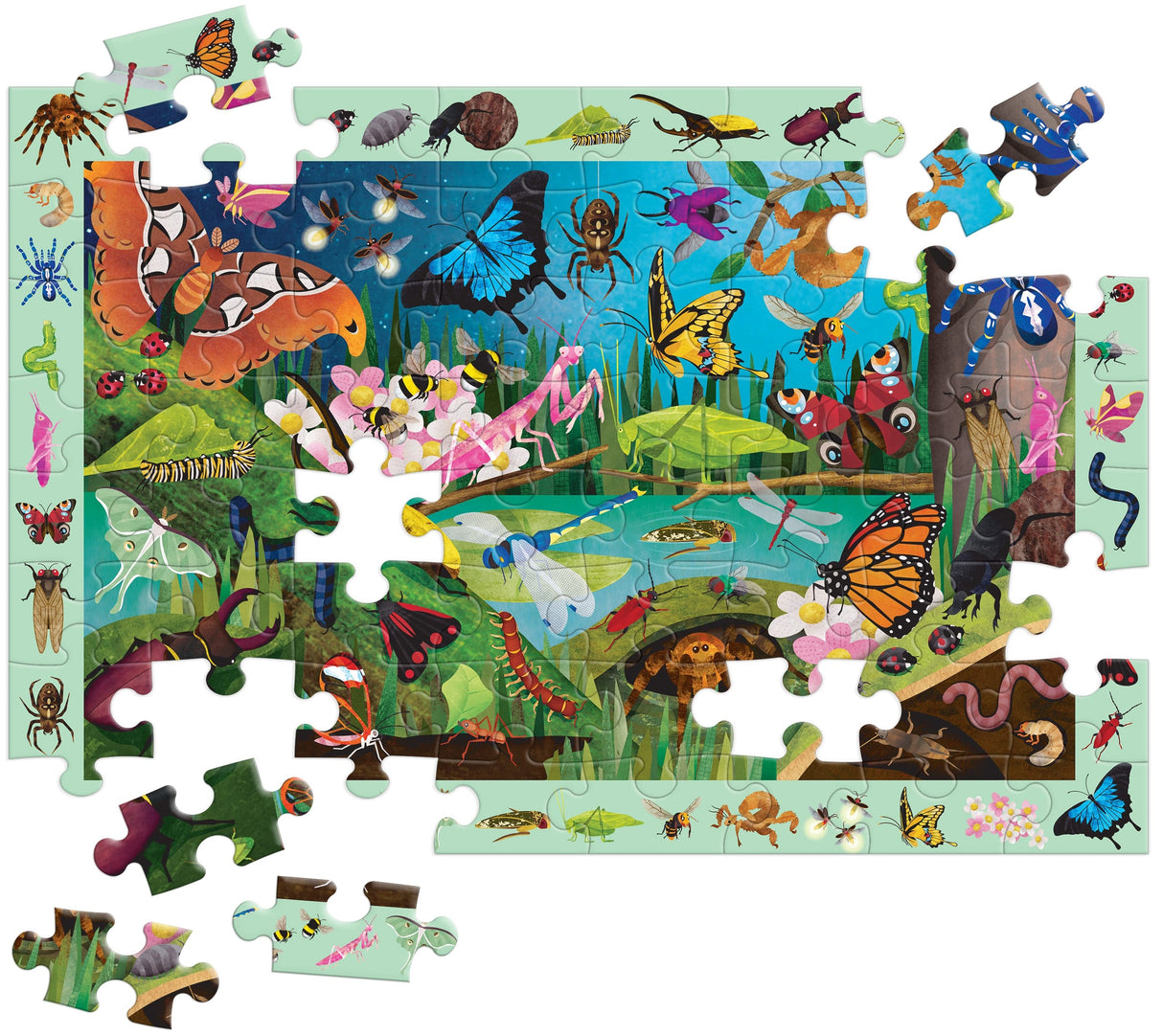 MudPuppy: Search & Find - Bugs & Butterflies 64 Piece Puzzle