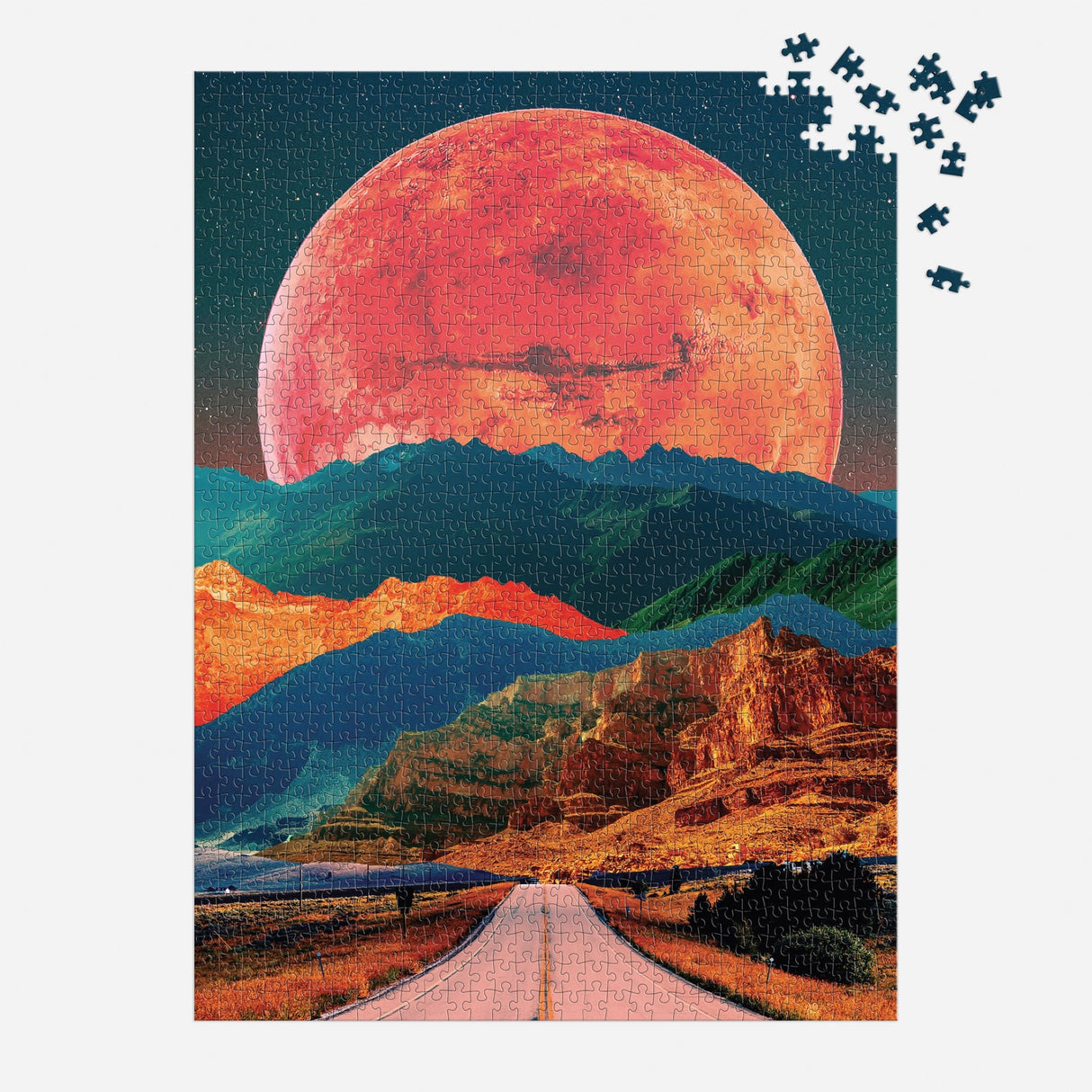 Galison Cosmic Highway Puzzle - 1000 Piece