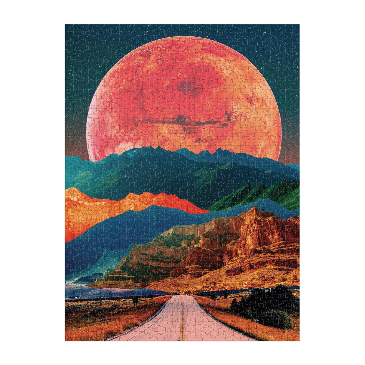 Galison Cosmic Highway Puzzle - 1000 Piece
