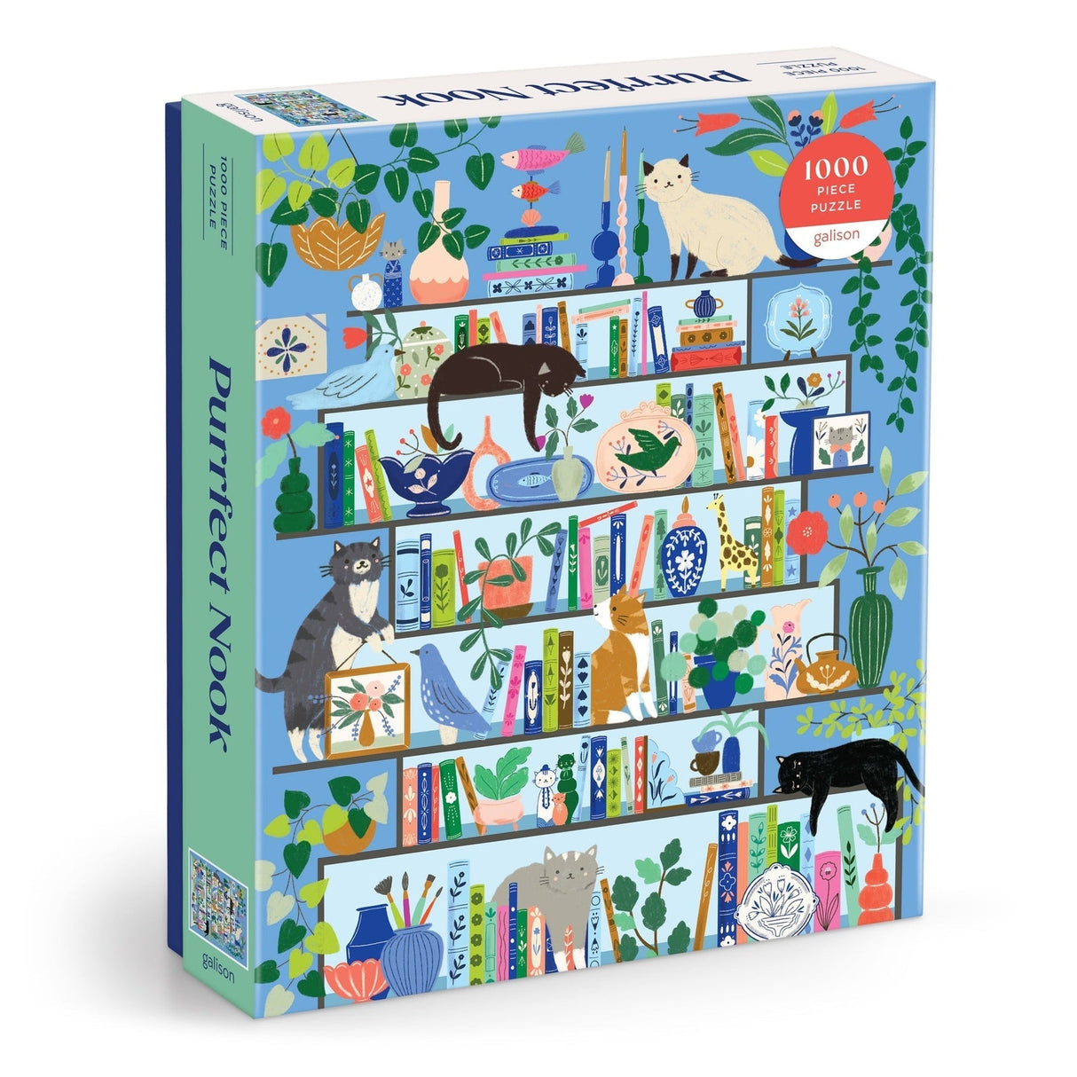 Galison Purrfect Nook Puzzle - 1000 Piece