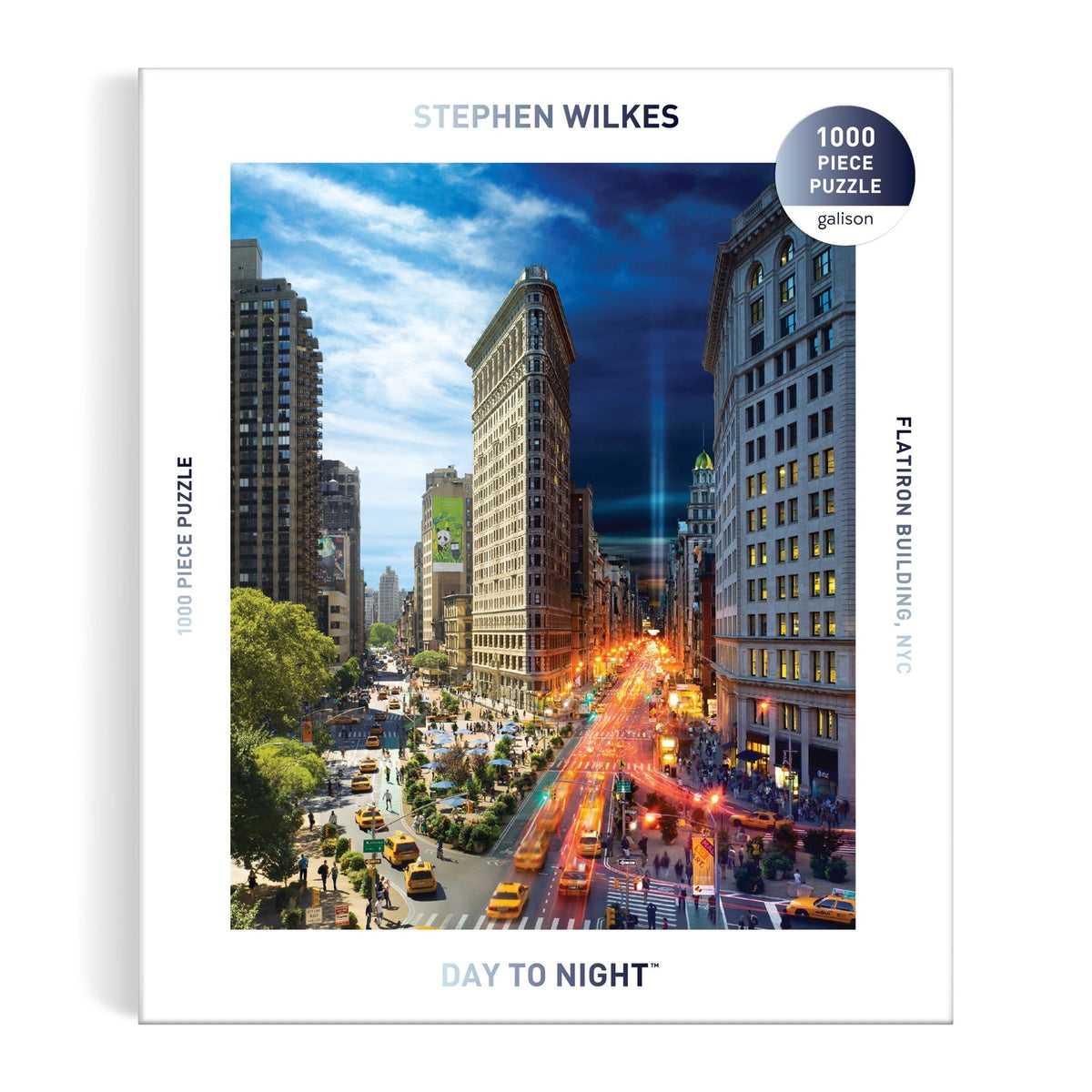 Galison Stephen Wilkes Day to Night Flatiron Puzzle - 1000 Piece