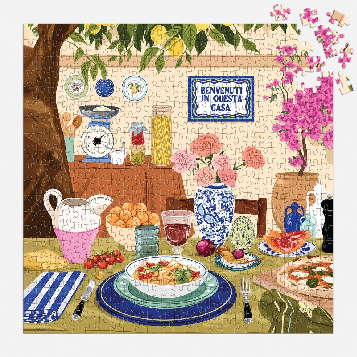 Galison Tuscan Afternoon Puzzle - 500 Piece