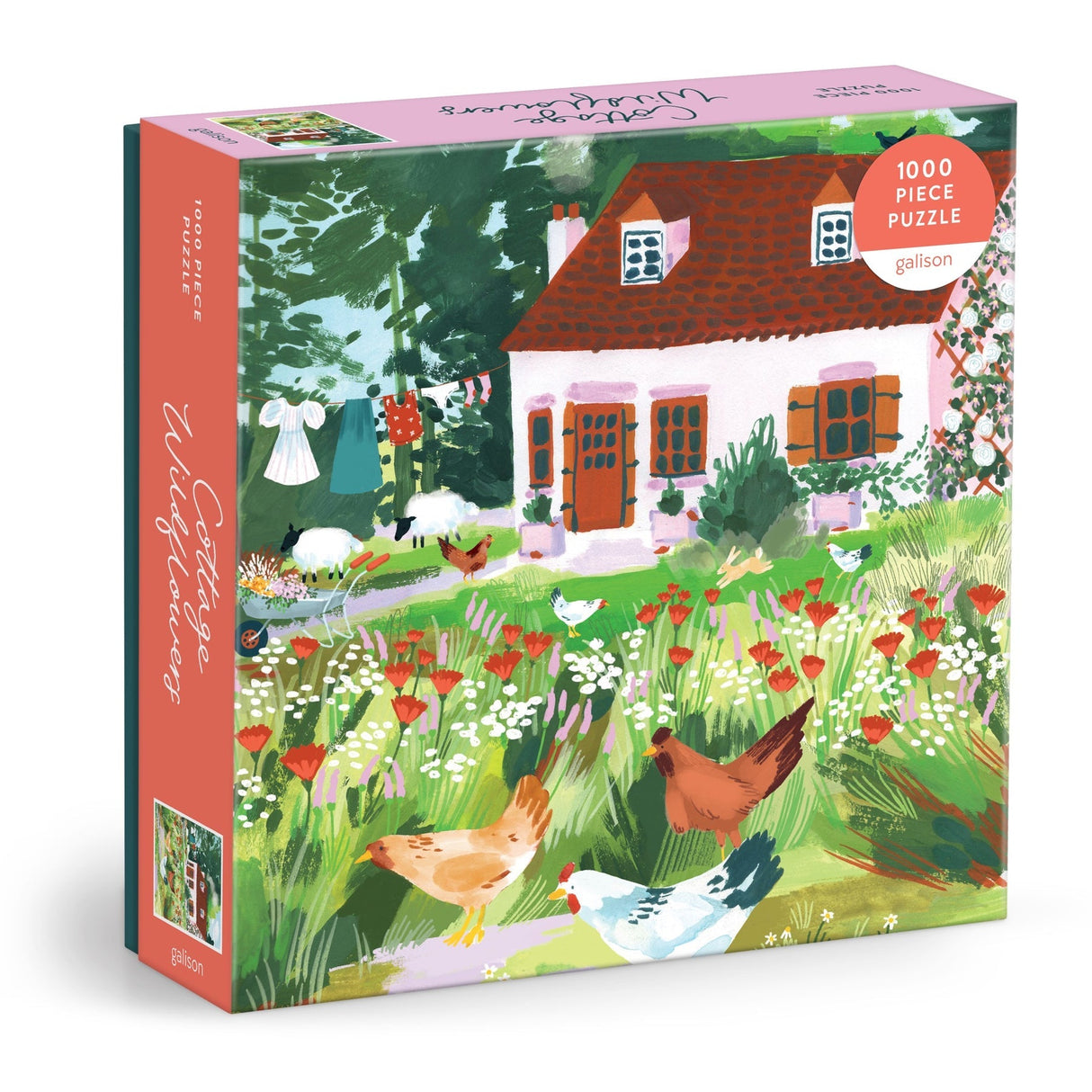 Galison Cottage Wildflowers Puzzle - 1000 Piece