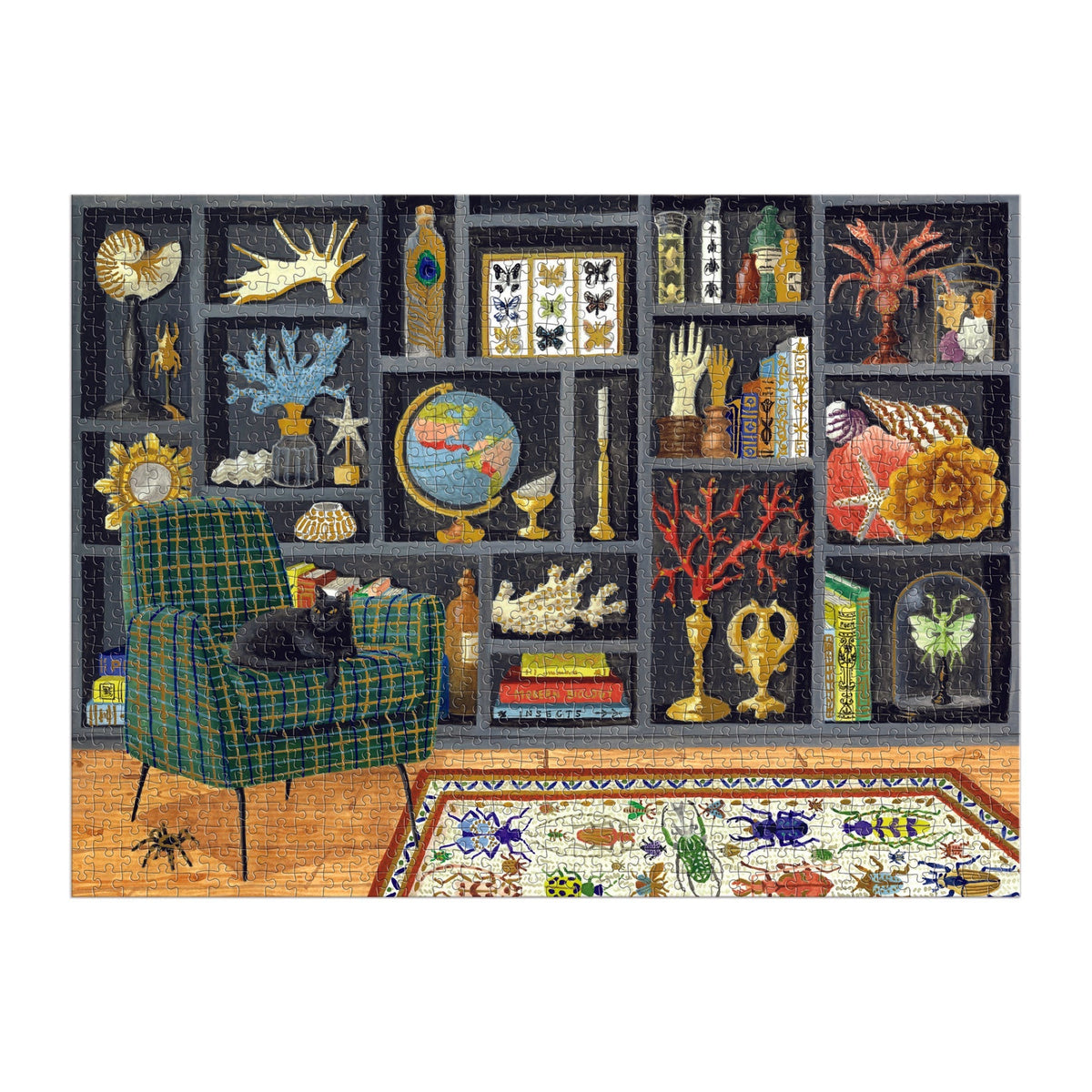 Galison Eclectic Treasures Foil Puzzle - 1000 Piece