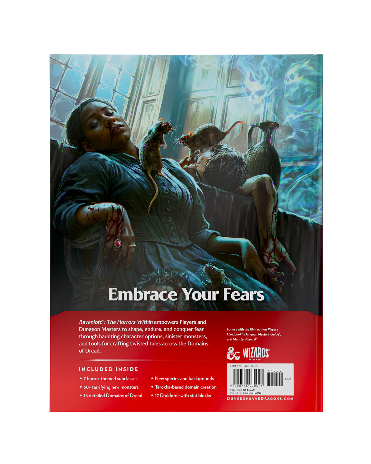 D&D Dungeons & Dragons Ravenloft the Horrors Within Hardcover
