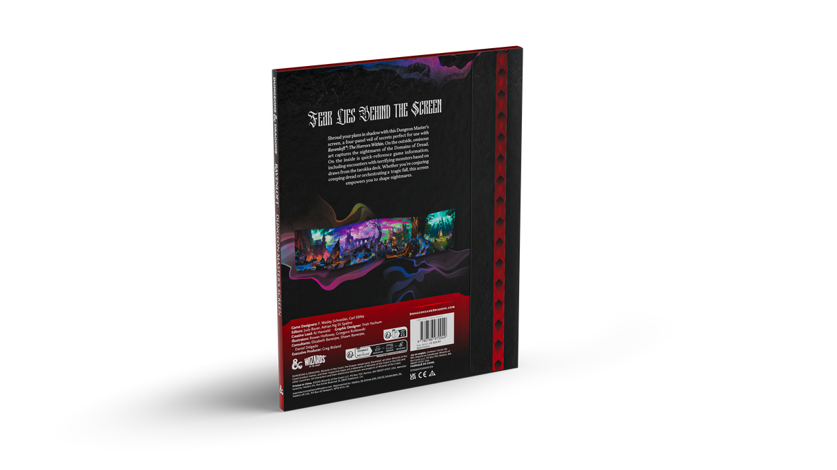 D&D Dungeons & Dragons Ravenloft the Horrors Within Dungeon Masters Screen