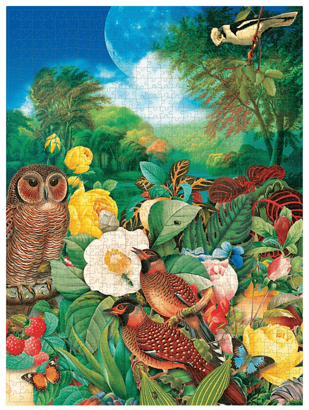Moon Garden (Nature Montages) 1000 Piece Jigsaw Puzzle