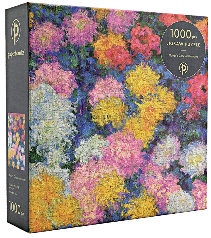 Monet’s Chrysanthemums 1000 Piece Jigsaw Puzzle