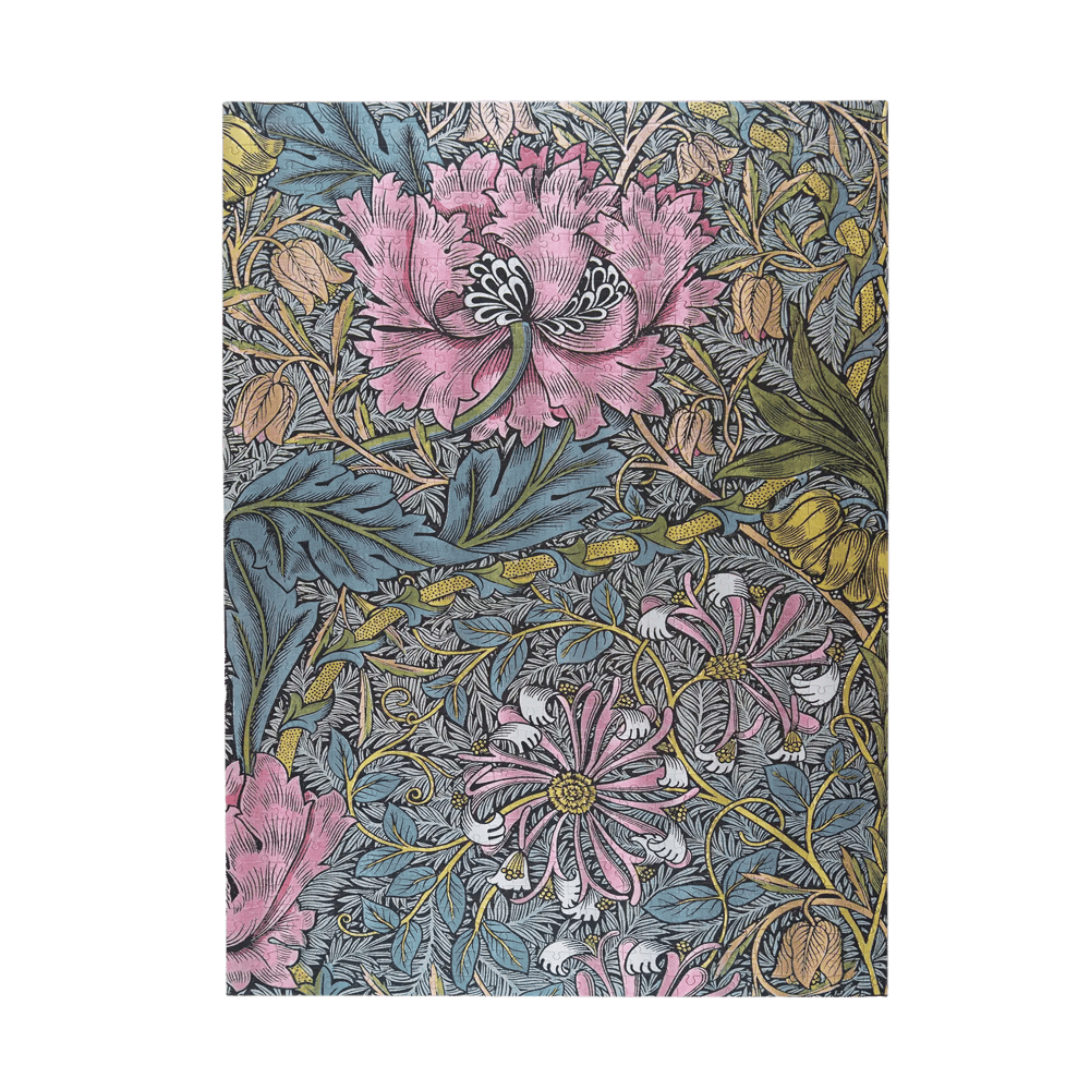Morris Pink Honeysuckle (William Morris) 1000 Piece Jigsaw Puzzle