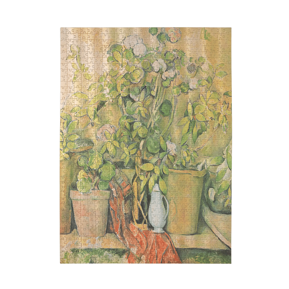 Cezanne’s Terracotta Pots and Flowers 1000 Piece Jigsaw Puzzle