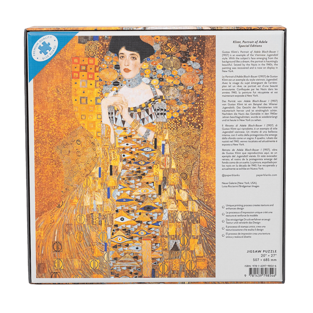 Klimt, Portrait of Adele (Special Editions) 1000 Piece Jigsaw Puzzle