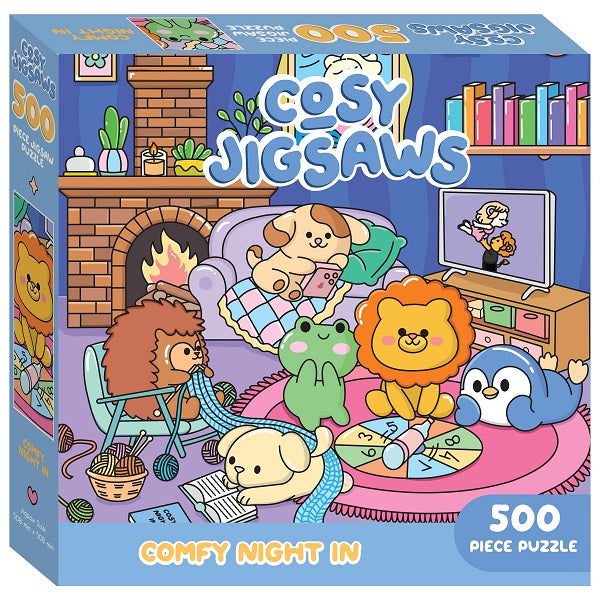 Hinkler: Cosy Jigsaws 500pc Comfy Night In